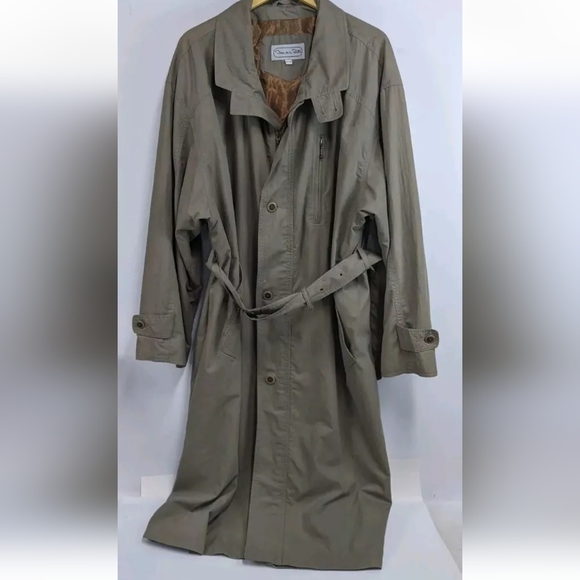 Vintage Oscar De La Renta Trench Coat, Size XL - Picture 11 of 11